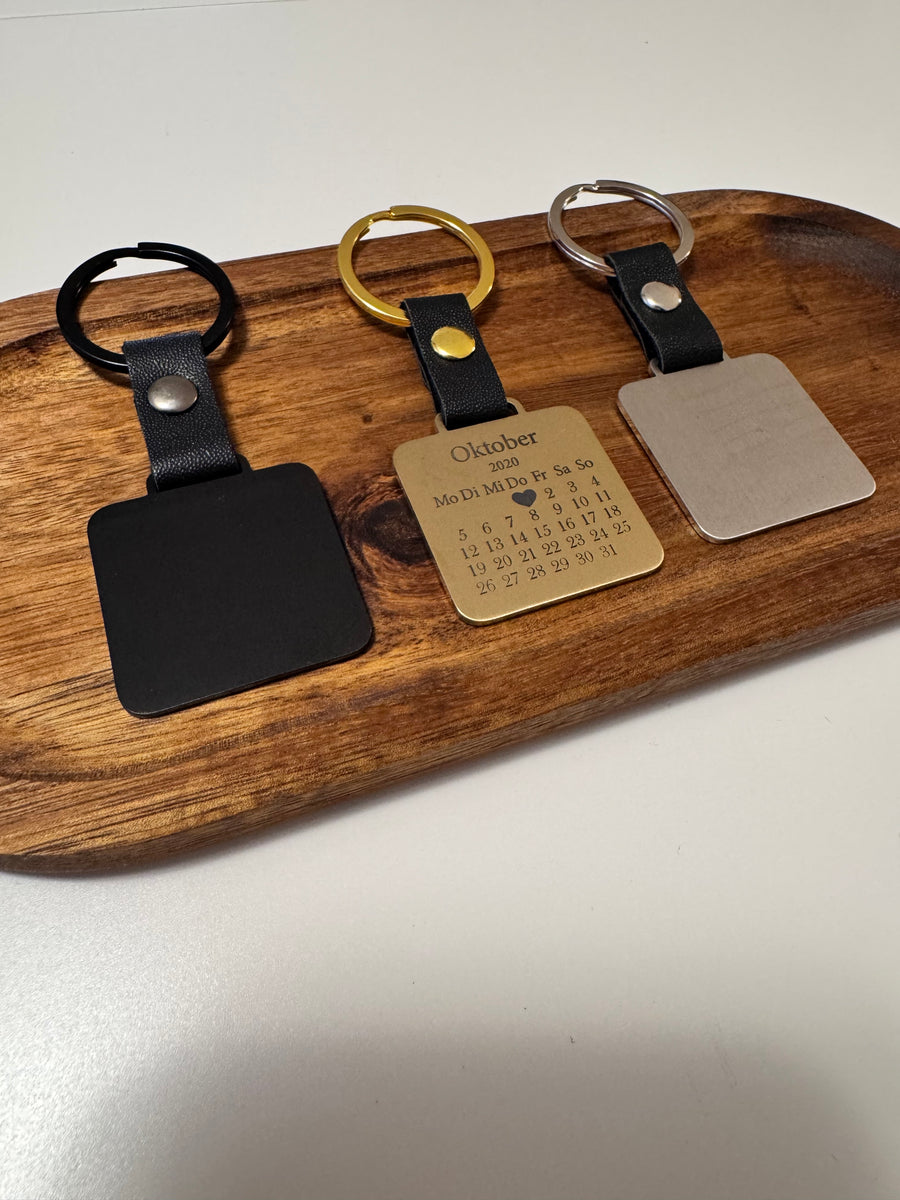 Personalisierter Schlüsselanhänger mit Gravur