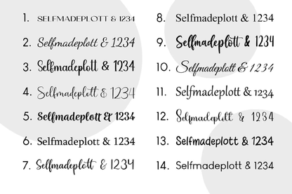 personalisierte Aufkleber Geschenk Selfmadeplott Hochzeit Sticker DIY Geburt Event Deko Geschenke