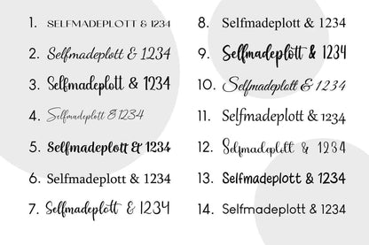 personalisierte Aufkleber Geschenk Selfmadeplott Hochzeit Sticker DIY Geburt Event Deko Geschenke