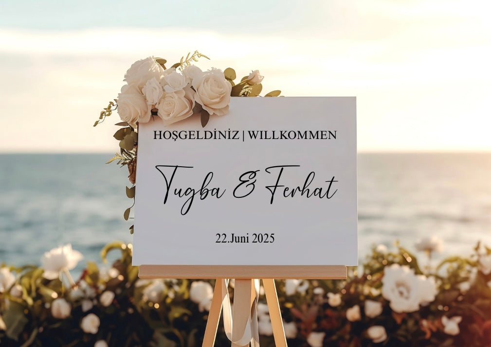 Hochzeitsschild – Selfmadeplott